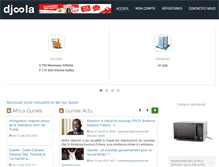 Tablet Screenshot of djoola.com